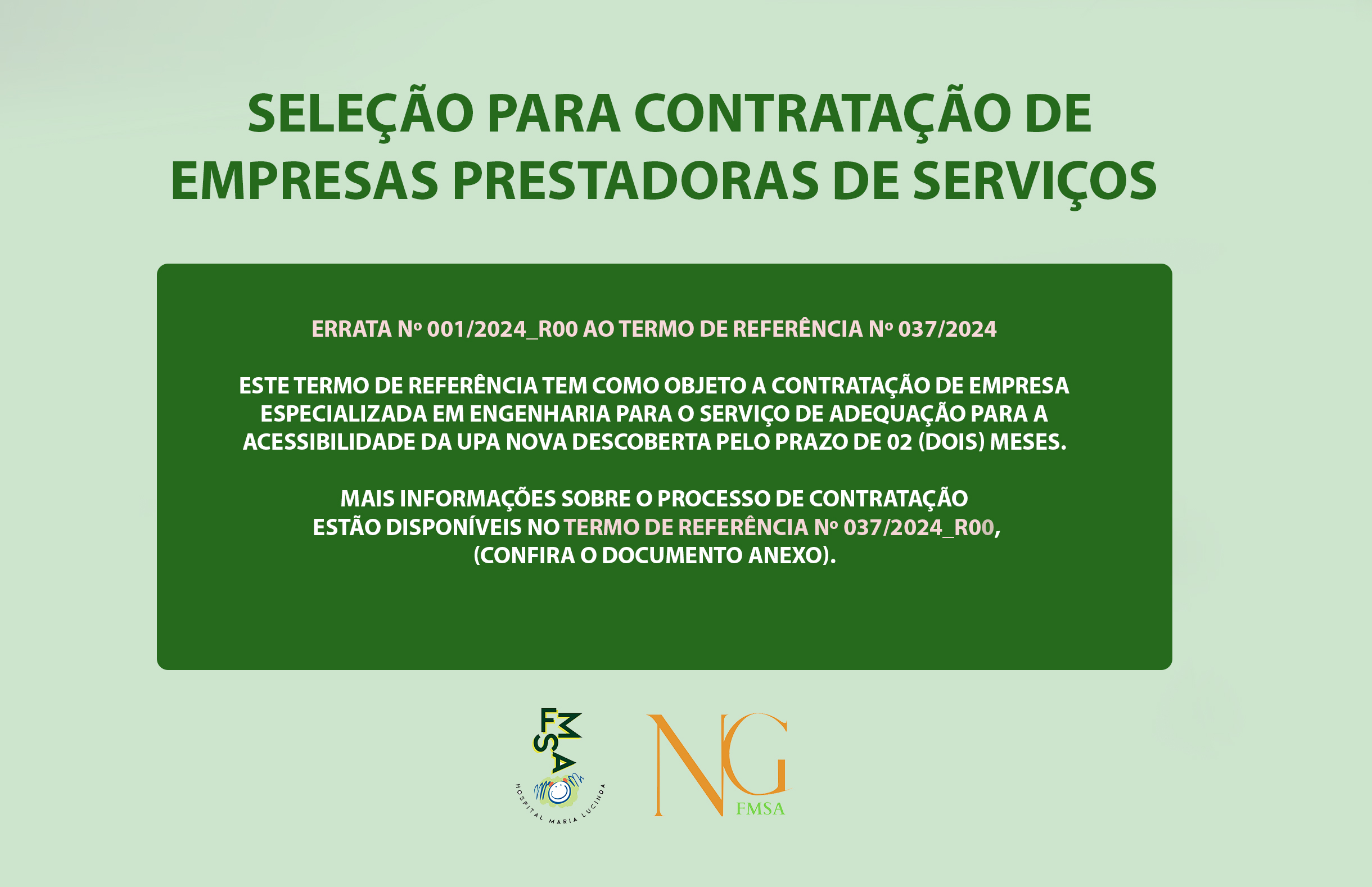 ERRATA Nº 001/2024_R00 AO TERMO DE REFERÊNCIA Nº 037/2024
