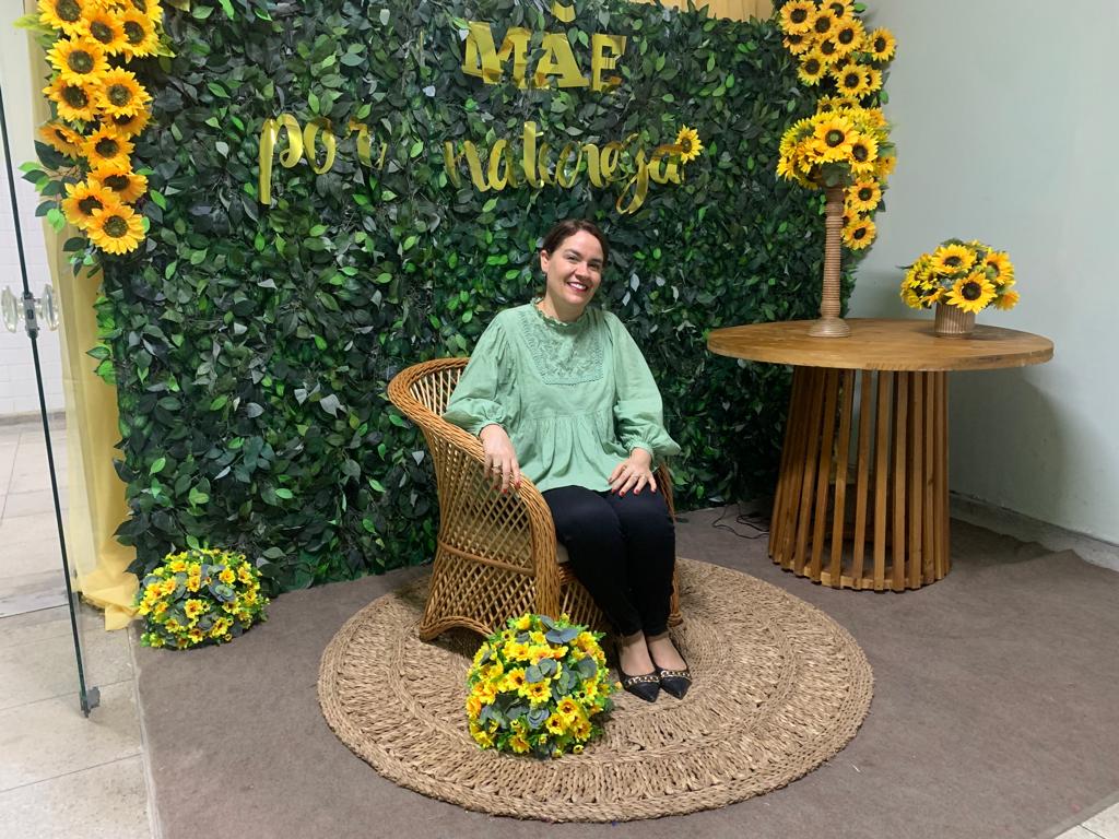 Hospital Maria Lucinda monta cenário em homenagem ao Dia das Mães