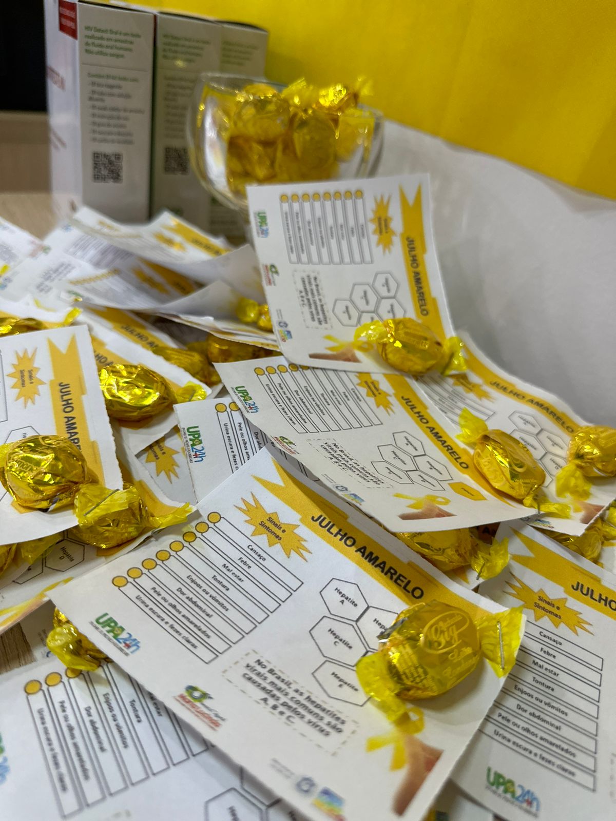 UPA Caruaru realiza atividade alusiva à campanha Julho Amarelo