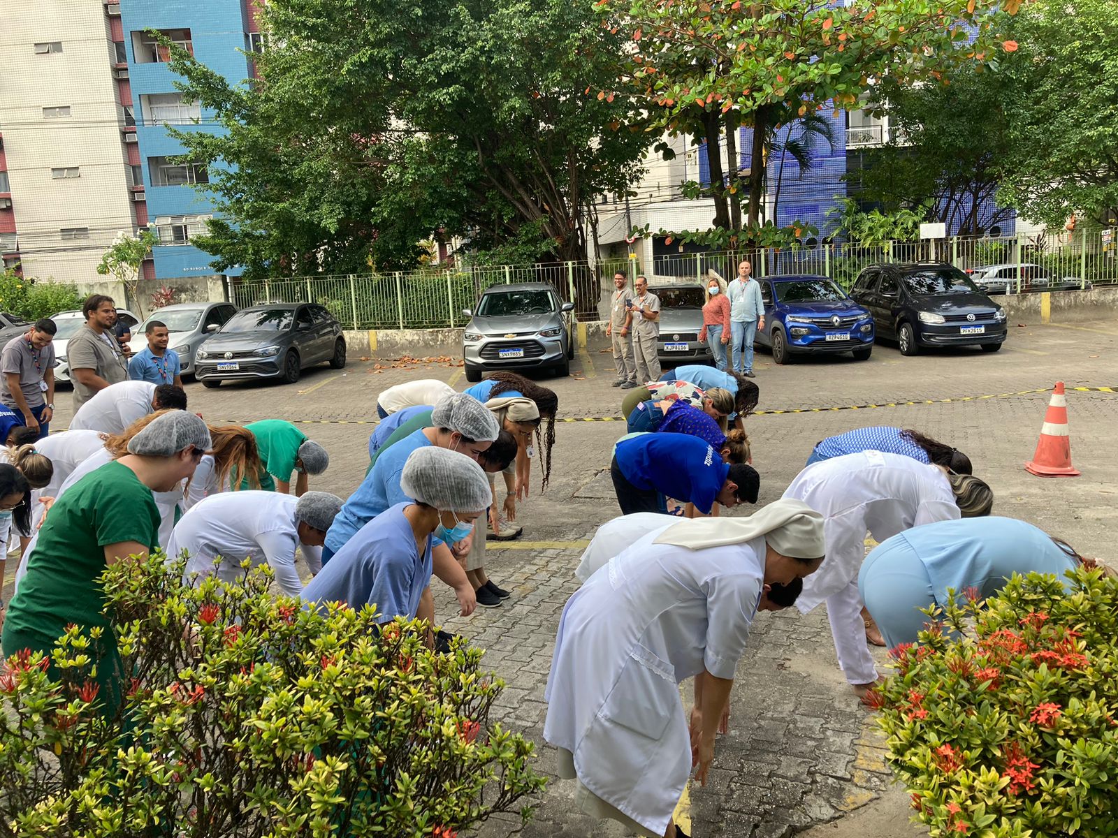 Movimente-se: Fundação Manoel da Silva Almeida/Hospital Maria Lucinda promove tarde de atividade física para colaboradores