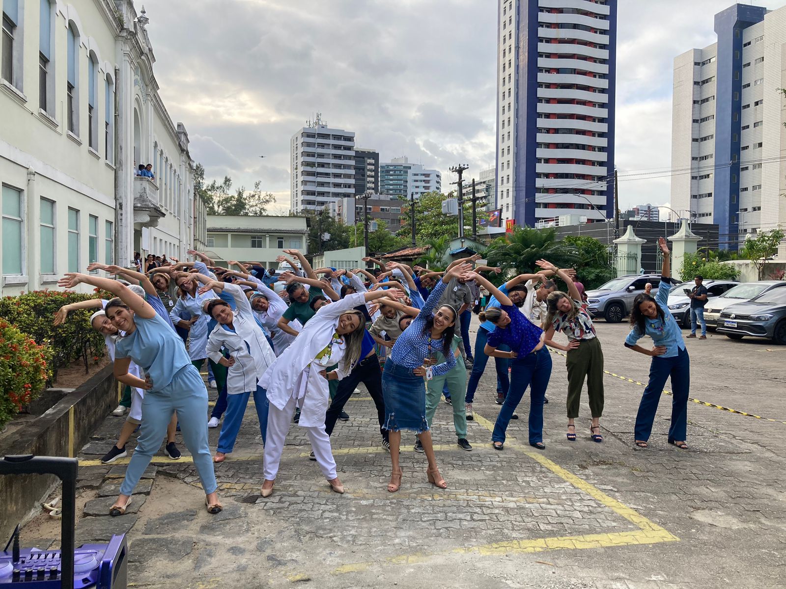 Movimente-se: Fundação Manoel da Silva Almeida/Hospital Maria Lucinda promove tarde de atividade física para colaboradores