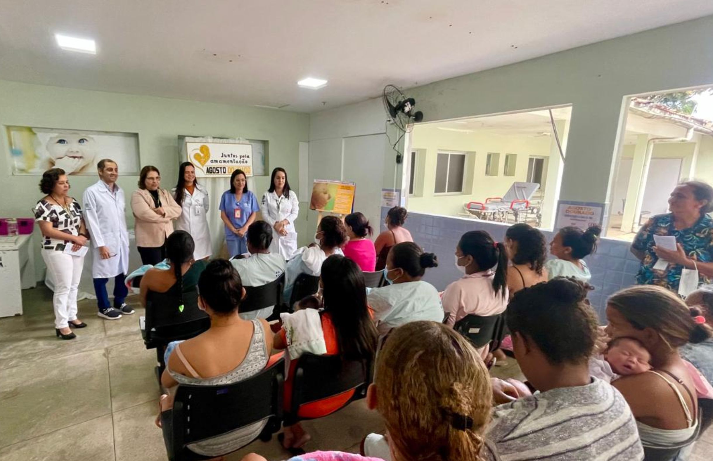 Hospital Ermírio Coutinho realiza ação em celebração ao Agosto Dourado