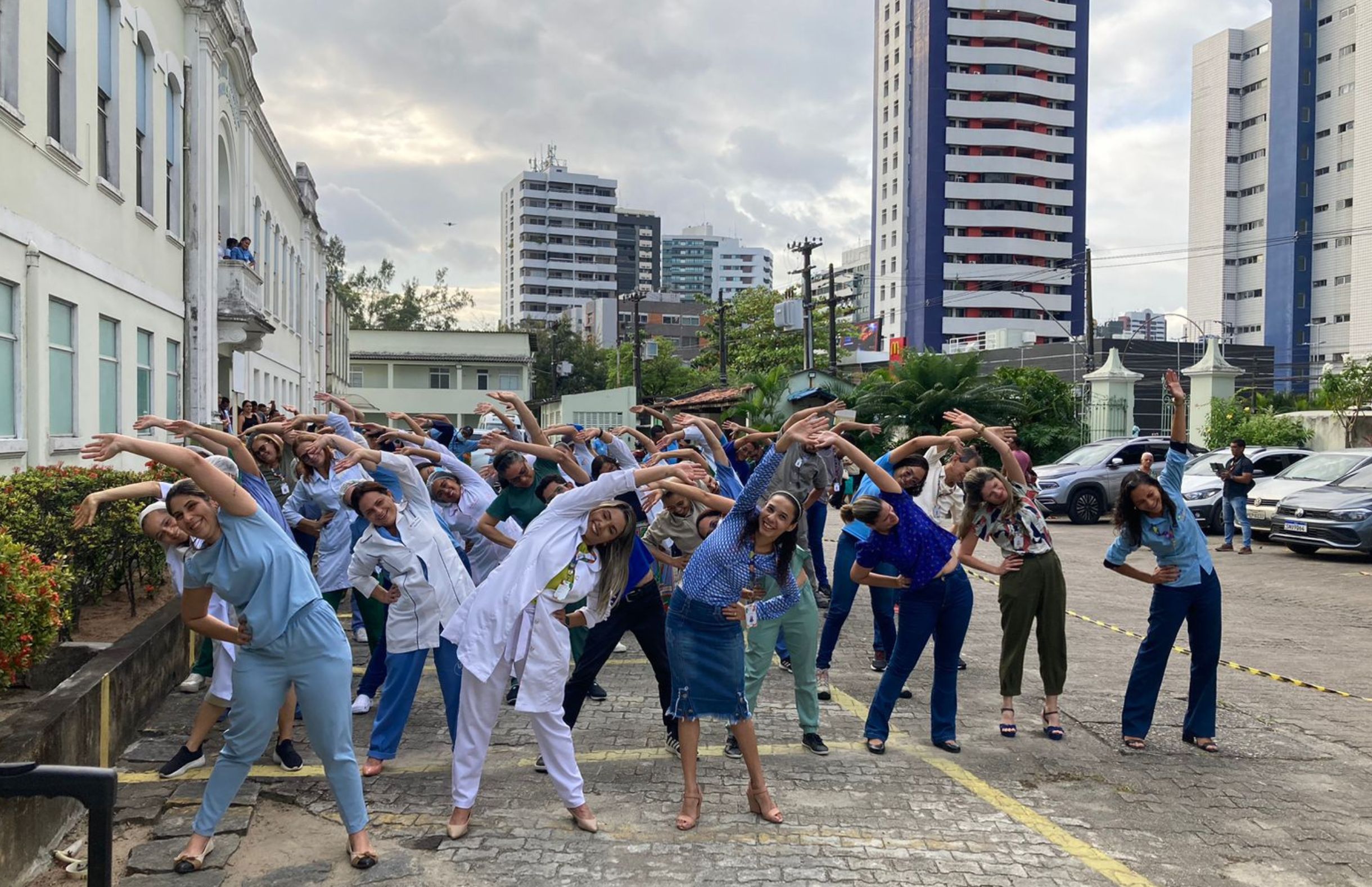 Movimente-se: Fundação Manoel da Silva Almeida/Hospital Maria Lucinda promove tarde de atividade física para colaboradores