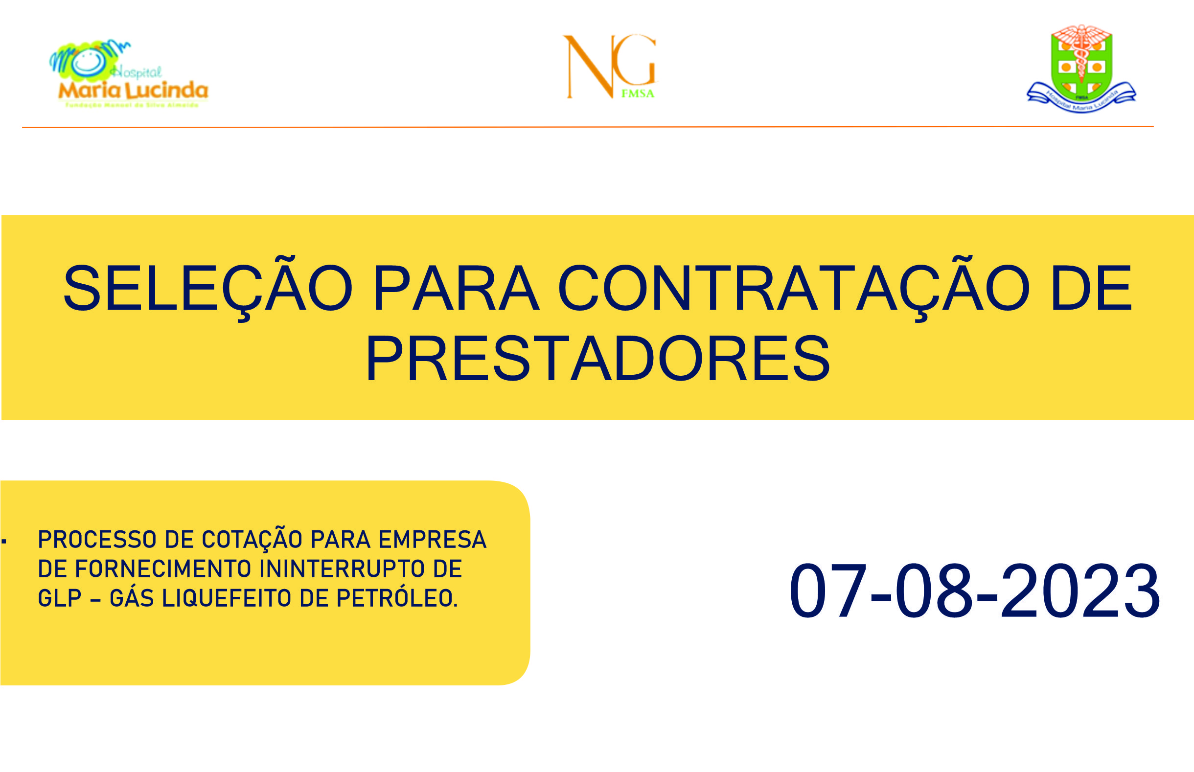 Processo De Cotação Para Fornecimento de GLP – Gás Liquefeito de Petróleo