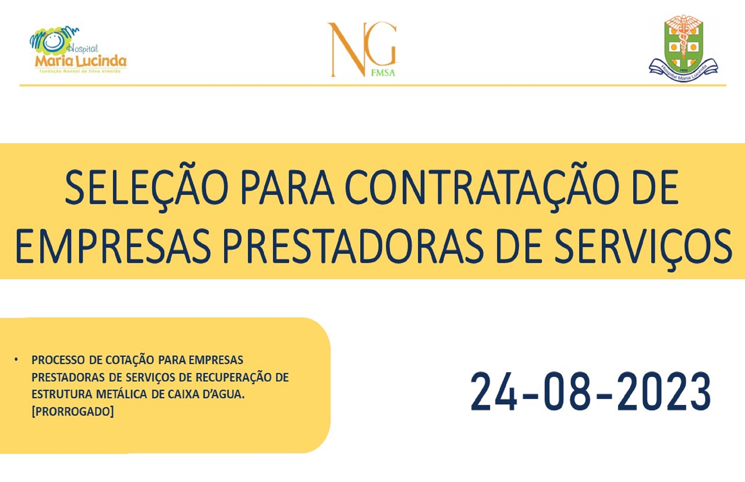Processo de Cotação para Recuperação da Estrutura Metálica da Caixa d'água -   UPA Paulista