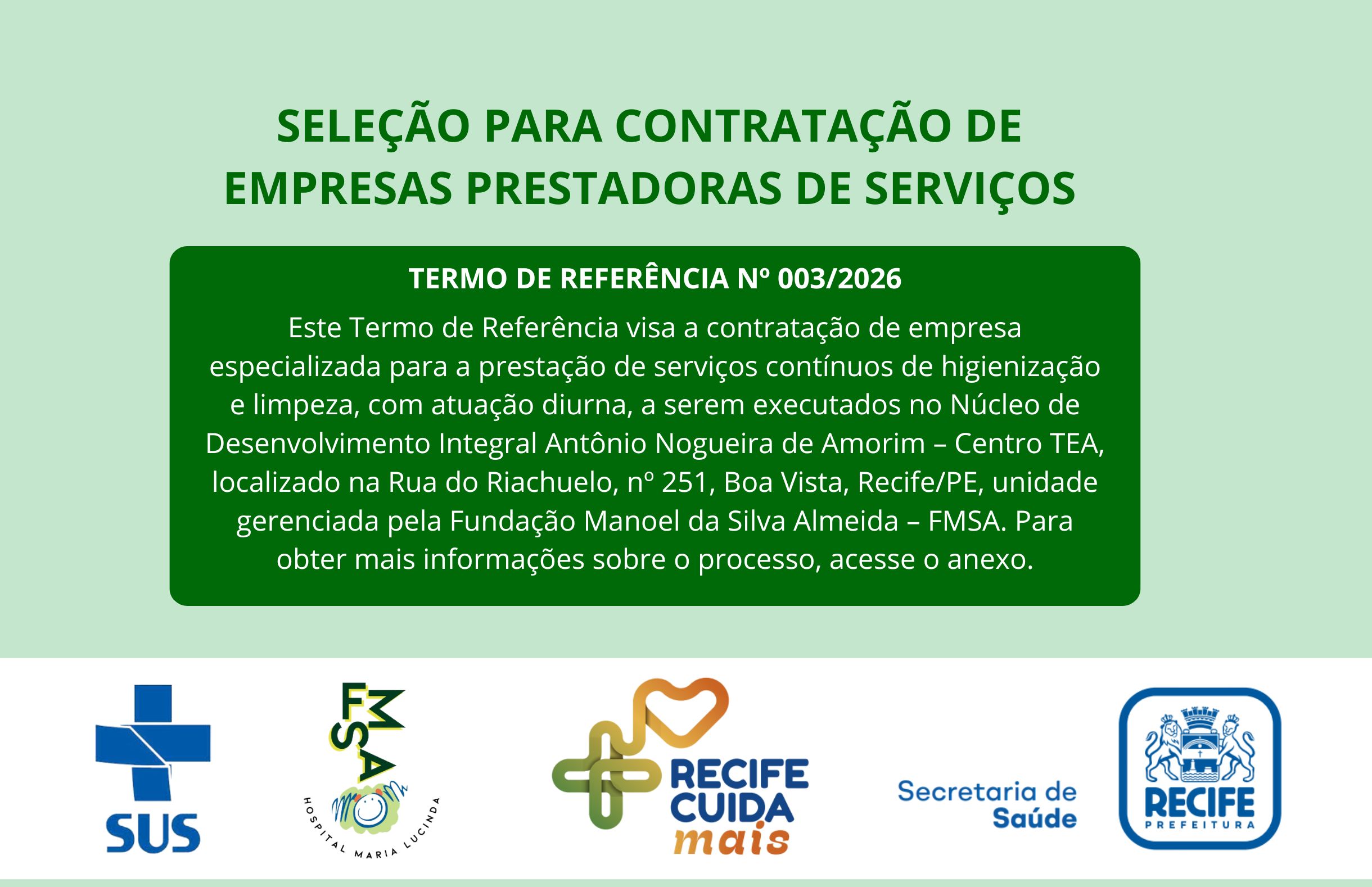 TERMO DE REFERÊNCIA Nº 003/2026