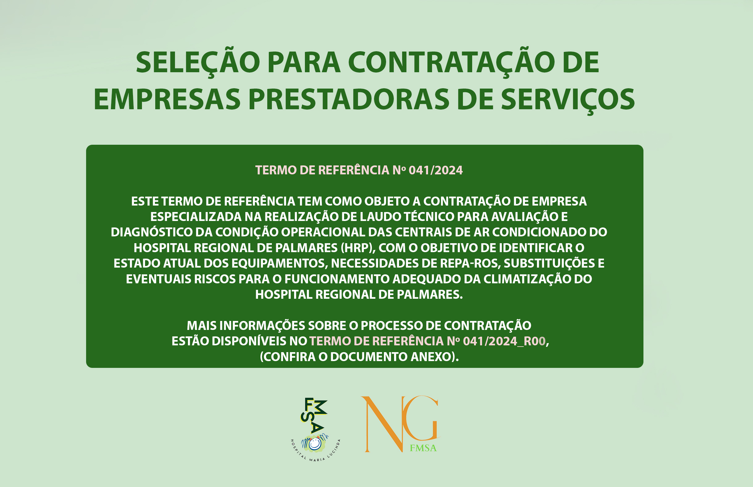 TERMO DE REFERÊNCIA Nº 041/2024