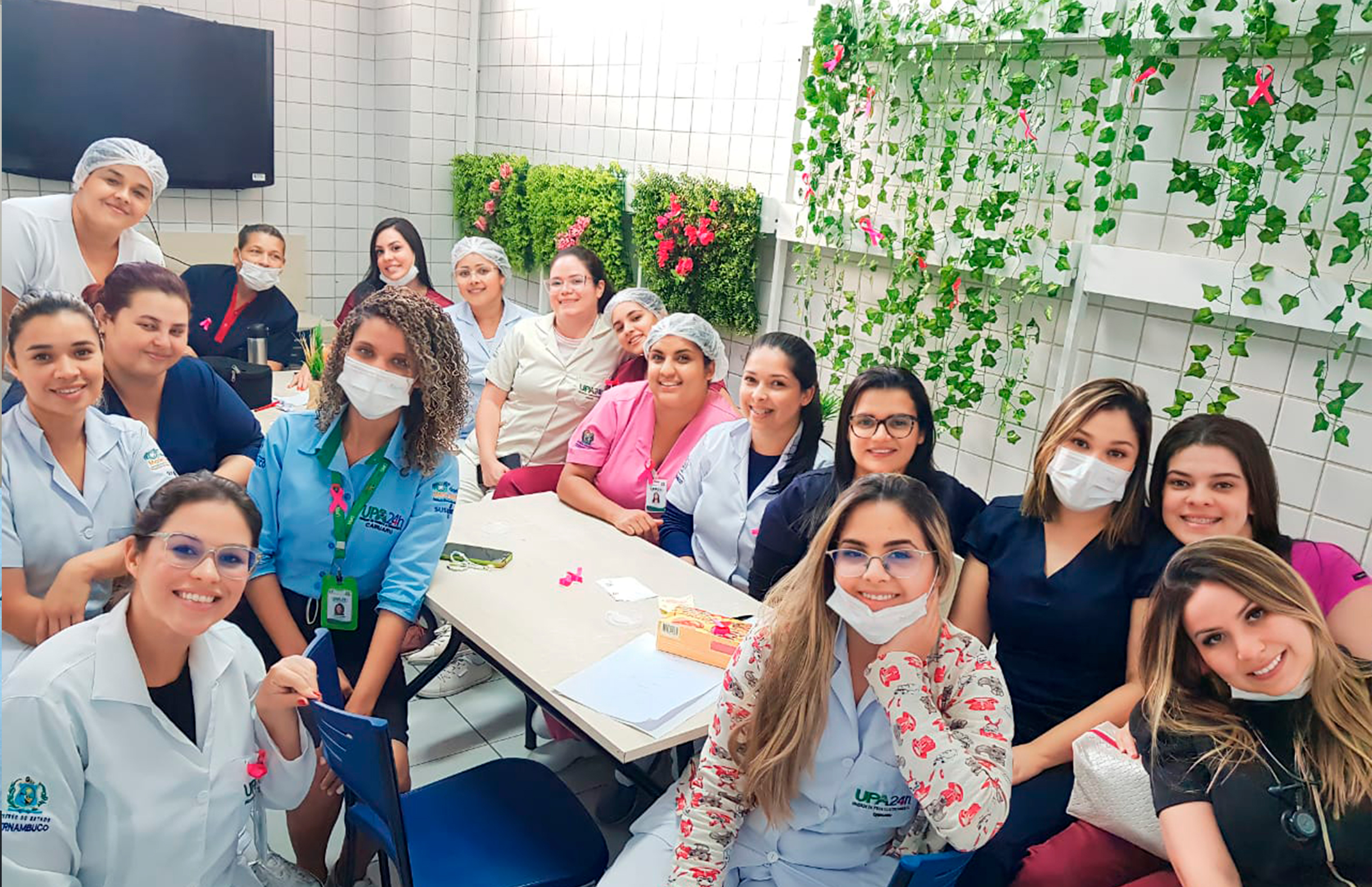 UPA Caruaru promove atividade educativa em comemoração ao Outubro Rosa